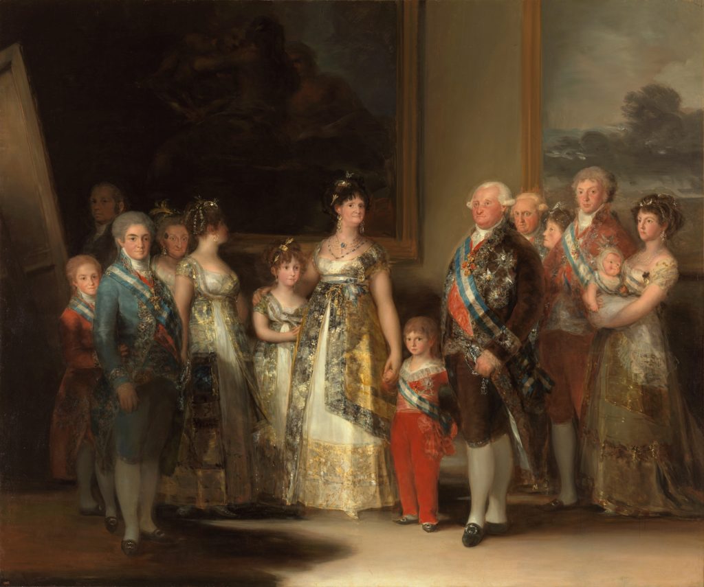 Obraz Francisca Goyu - Charles IV. španielsky a jeho rodina